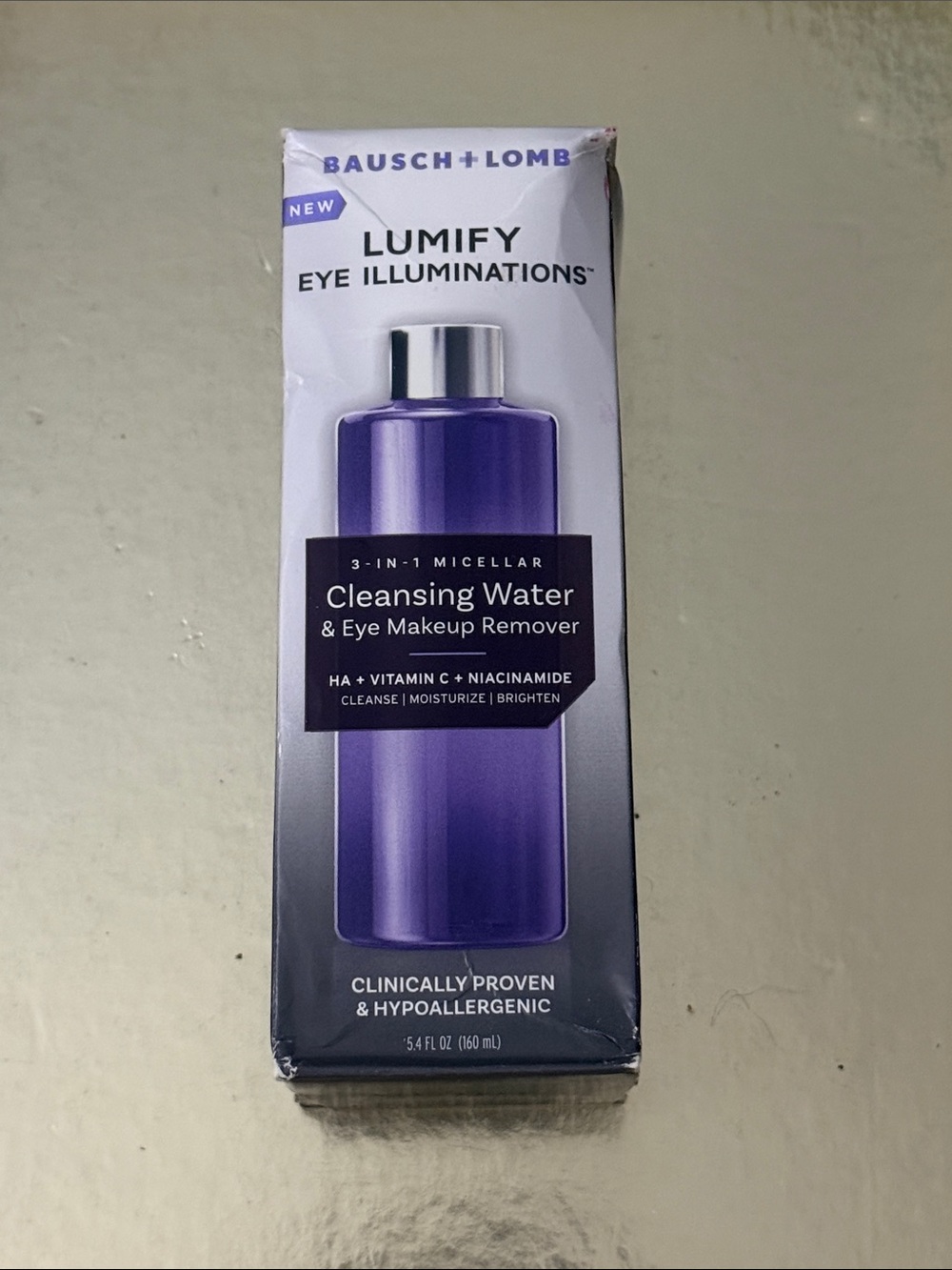 Lumify Eye Illuminations Cleansing Water & Eye Makeup Remover - Purple